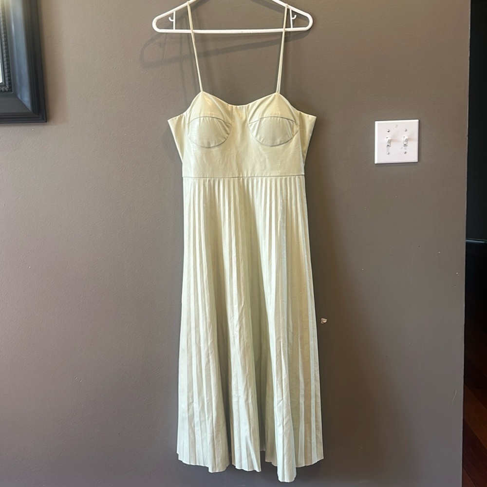 Simonett Raij Pleaded Midi Dress size large